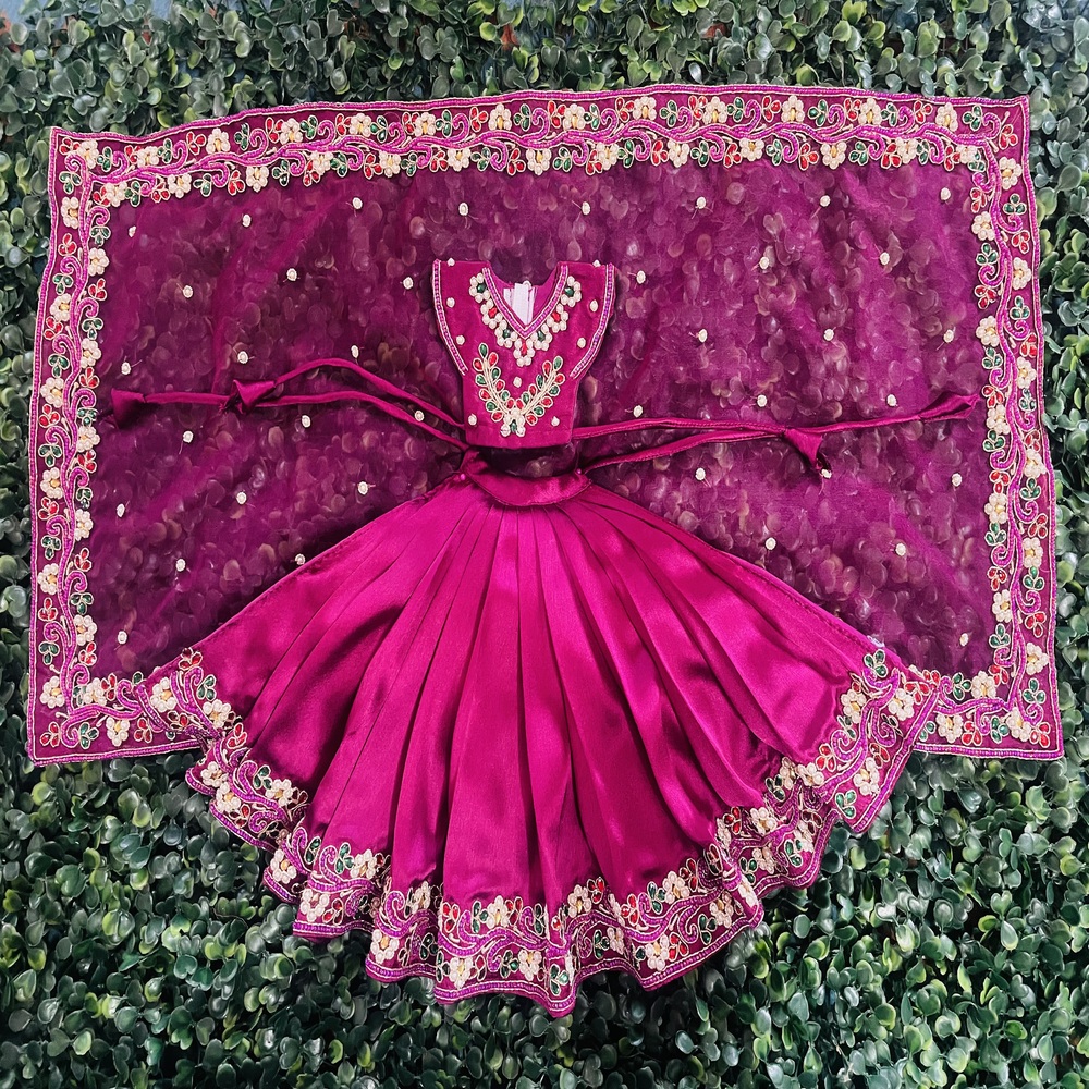 Purple Shade Lehenga dress for mata rani